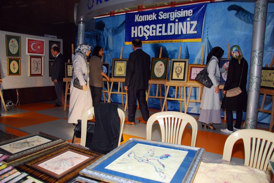 KOMEKten Ebru ve Filografi Sergisi 1