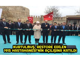Kurtulmuş, restore edilen 1915 Hastahanesi’nin açılışına katıldı