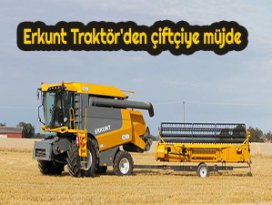 Erkunt Traktörden çiftçiye müjde