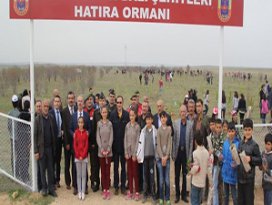 Cihanbeyli’de şehitler için 500 fidan toprakla buluşturuldu