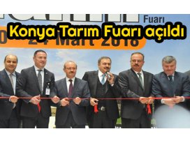 Konya Tarım Fuarı açıldı