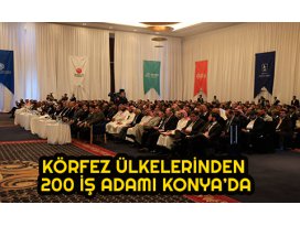 Körfez ülkelerinden 200 iş adamı ve yatırımcı Konyada