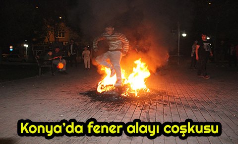 Konya’da fener alayı coşkusu