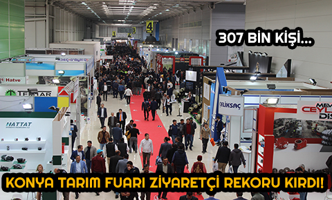 Türkiye’nin en büyük tarım fuarı ziyaretçi rekoruyla kapılarını kapattı
