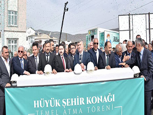 Hüyük Şehir Konağı’nın temeli atıldı