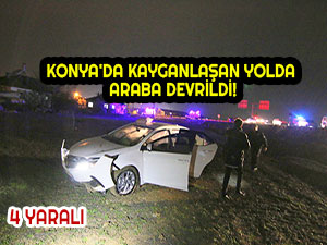 Konyada trafik kazası: 4 yaralı