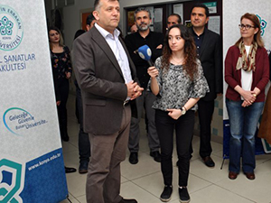 NEÜ Güzel Sanatlar Fakültesi Grafik Bölümü Öğrencileri Sergi Açtı
