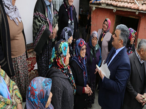 Başkan Özgüven Şinasi Mahallesi’ndeydi