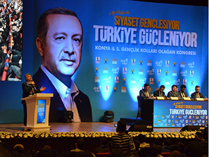 AK Parti Konya il gençlik kolları kongresi gerçekleştirildi