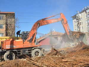 Ereğli’de kentsel dönüşüm alanında yıkımlar başlıyor