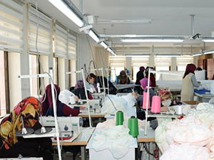KOMEK atölyeleri istihdama büyük katkı sağlıyor
