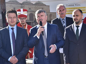 Eşrefoğlu Bedesteni ve çevresinde restorasyon çalışması başladı