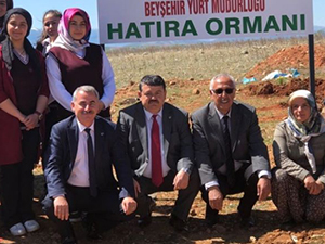 Hüyük’te şehitler anısına hatıra ormanı