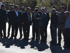 Bakan yardımcısı Coşkunyürek Bozkır yol kavşağını inceledi