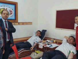 Seydişehirde kan bağışı