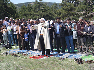 Derbent’te yağmur duası yapıldı