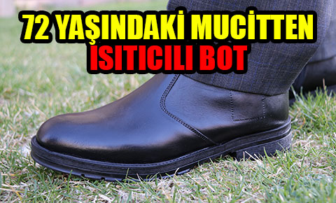 72 yaşındaki mucitten ısıtıcılı bot