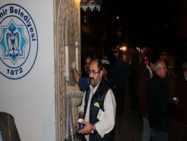 Beyşehir Belediyesinden kandil simidi ve sıcak süt ikramı