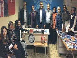 AK Parti Bozkır İlçe Teşkilatı gece gündüz çalışıyor