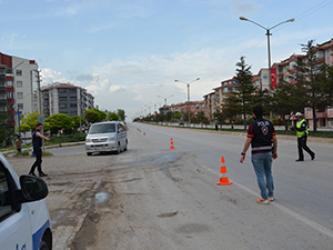 Kulu’da trafik ve asayiş uygulaması