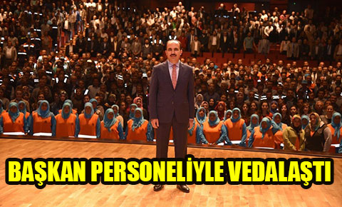 Başkan Altay, Selçuklu Belediyesi personeli ile vedalaştı
