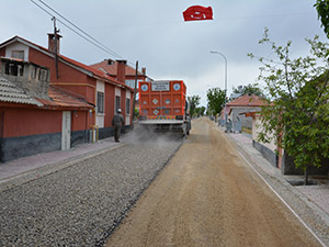Çumrada asfalt çalışmaları