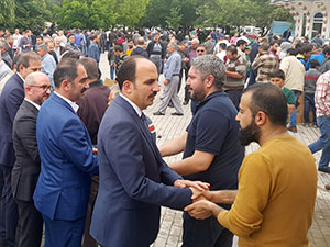 Başkan Altay, Aykent Sanayi Sitesi’nde esnaflarla buluştu