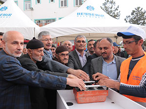 Beyşehir’de düğün salonu temeli atıldı