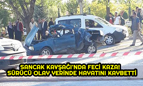 Konyada Sancak Kavşağında feci kaza! Sürücü olay yerinde hayatını kaybetti