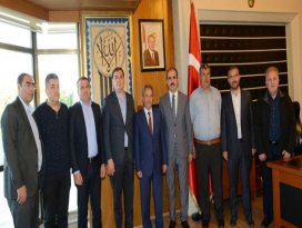 Akşehir heyetinden Başkan Altay’a ziyaret