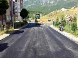 Seydişehirde asfalt çalışmaları
