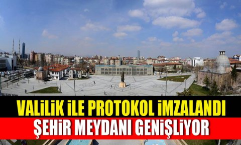 Kılıçarslan Şehir Meydanı Genişliyor
