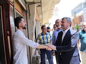Hasan Angı ve Tahir Akyürek’ten Ayakkabıcılar Sanayisine ziyaret