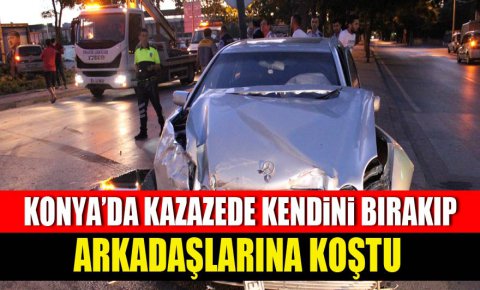 Kazada yaralandı, diğer yaralıların durumunu sordu