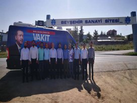 Muhammet Zeren, seçim çalışmaları kapsamında Beyşehirde