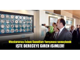 2. Uluslararası Hat, Tezhip, Minyatür Ve Çini Yarışması sonuçlandı
