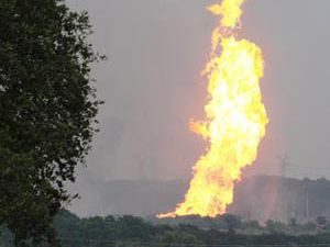 Boru hattına teröristler saldırmış