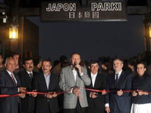Erdoğan, Japon Parkını hizmete açtı