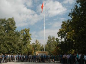 Recep Konuk çalışanlarla bayramlaştı