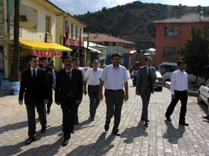 Vali Doğanın Derbent gezisi