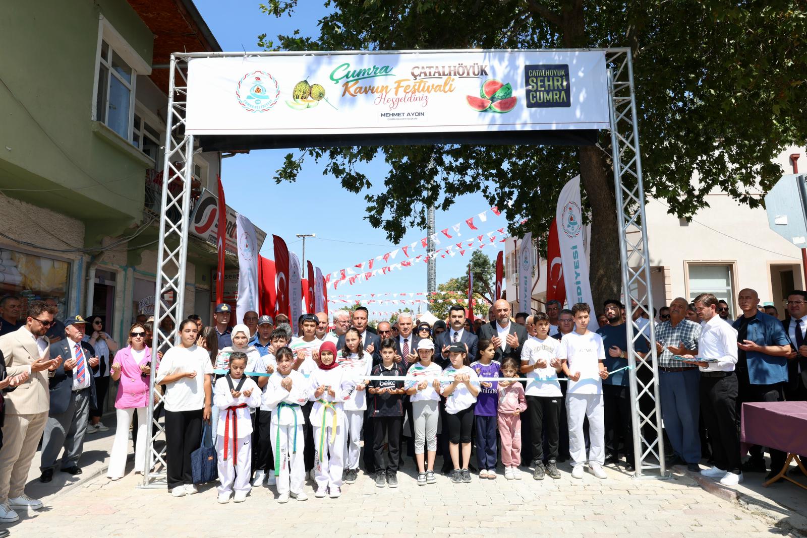 Çumra Çatalhöyük Kavun Festivali dualarla başladı!