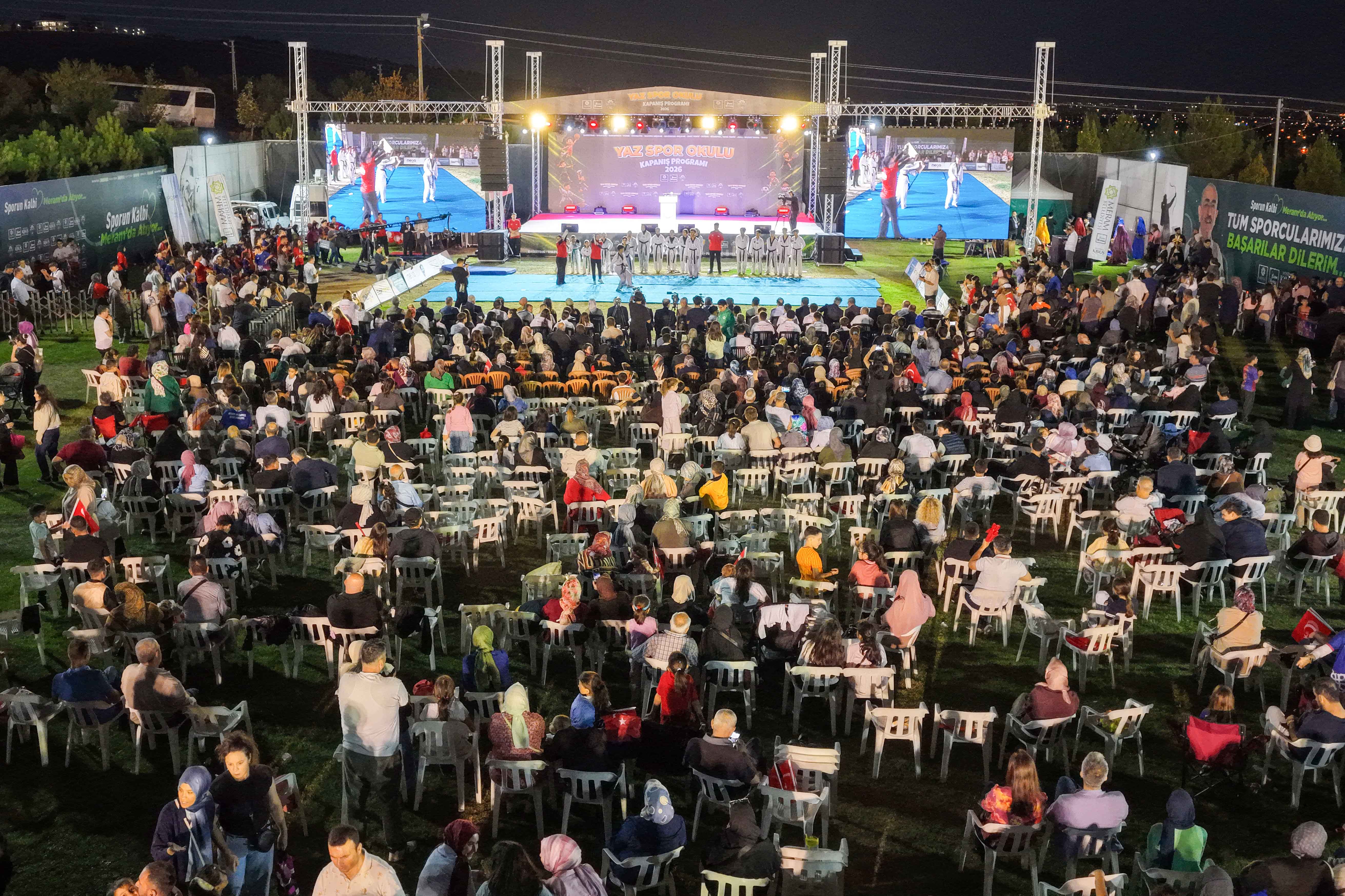 Meram Mega Yaz Spor Okulları’nda muhteşem final