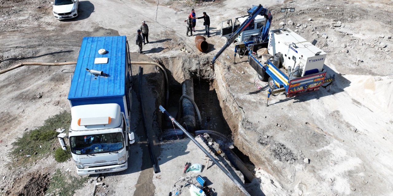 KOSKİ’den Selçuklu’da içme suyu operasyonu: Saray Caddesi’nin altyapısı yenilendi