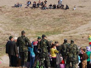 Mayının patladığı köyde gerginlik