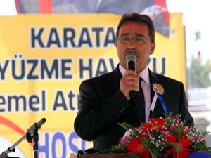 Olimpik yüzme havuzunun temeli atıldı