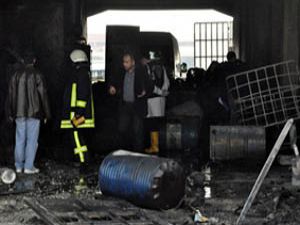 Konyada iş yerinde patlama