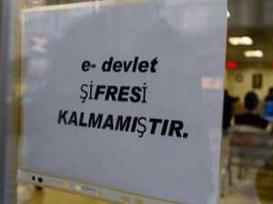 E-devlet şifresi vatandaşa yetmedi