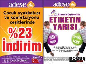 Adeseden 23 Nisan fırsatı