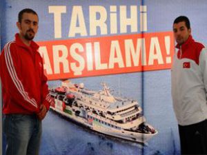 Mavi Marmaraya sembolik karşılama