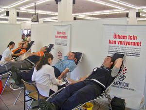 Ülkem için kan bağışı